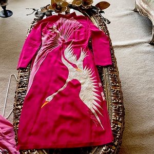 Elegant Ao Dai, fabric imported from Paris, size 2